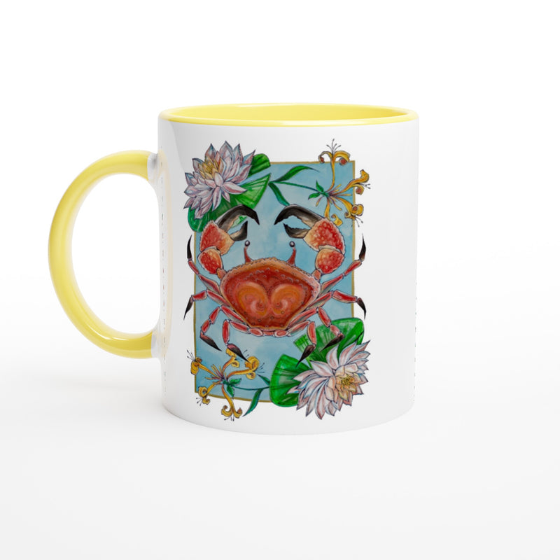 Cancer - White 11oz Ceramic Mug with Color Inside