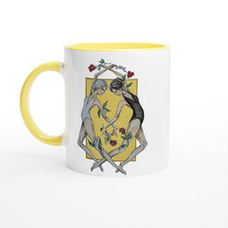 Gemini - White 11oz Ceramic Mug with Color Inside