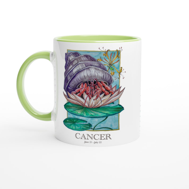 Cancer - White 11oz Ceramic Mug with Color Inside