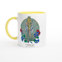 Virgo - White 11oz Ceramic Mug with Color Inside