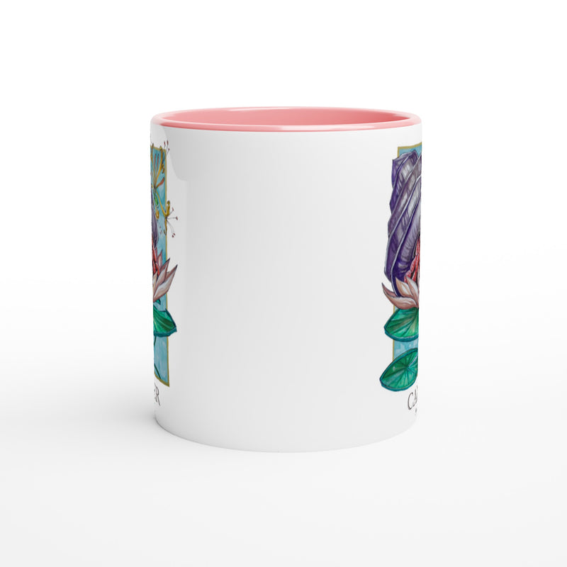 Cancer - White 11oz Ceramic Mug with Color Inside