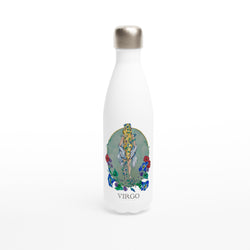 White 17oz Stainless Steel Water Bottle