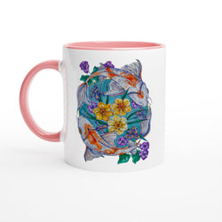 Pisces - White 11oz Ceramic Mug with Color Inside