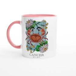 Cancer - White 11oz Ceramic Mug with Color Inside