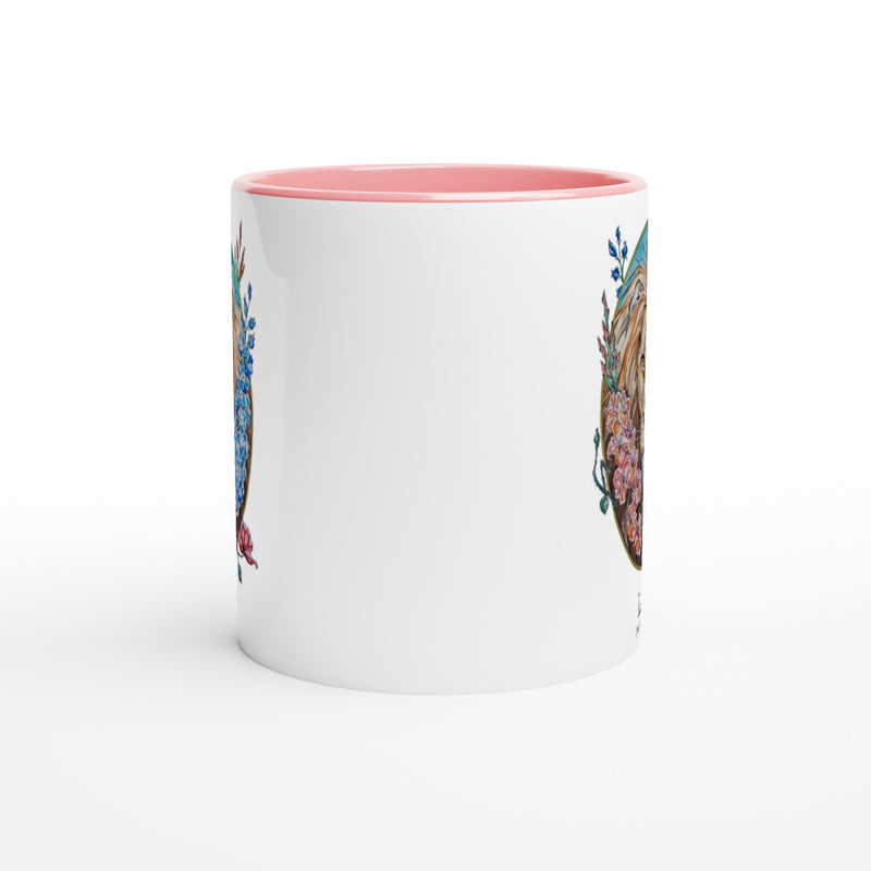 Leo - White 11oz Ceramic Mug with Color Inside