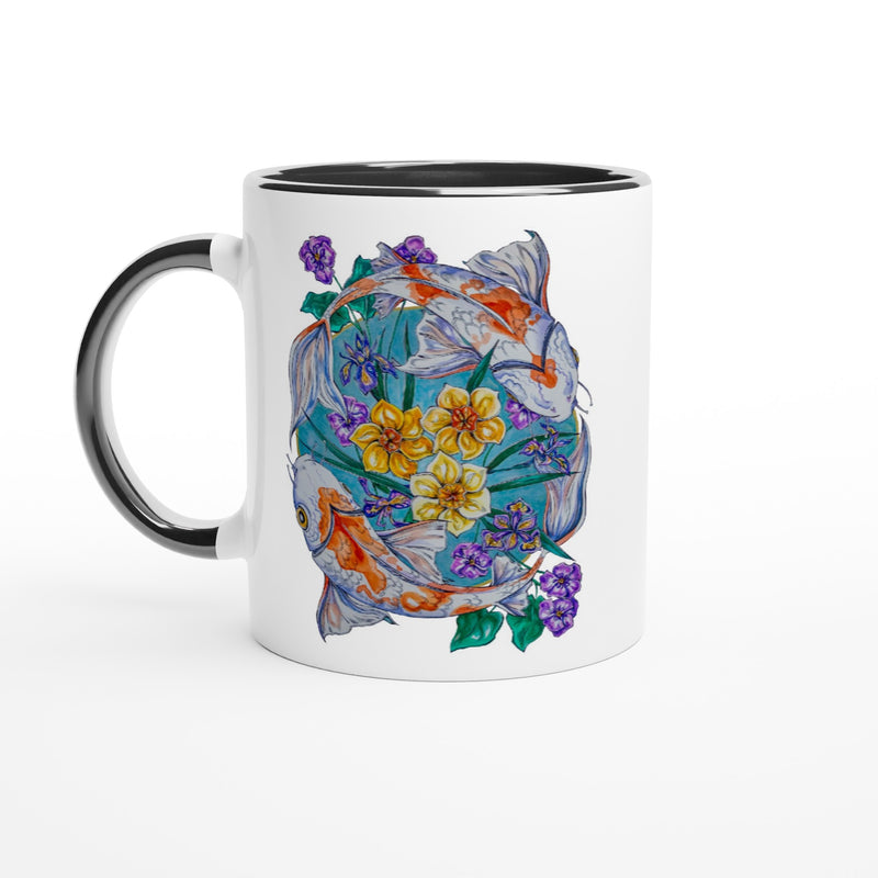 Pisces - White 11oz Ceramic Mug with Color Inside