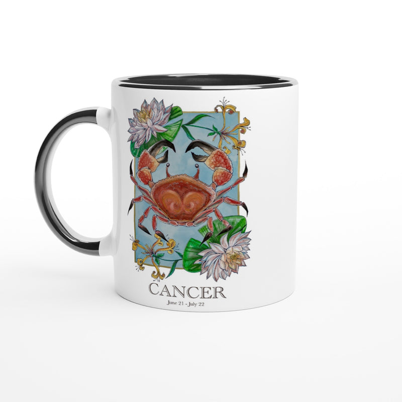 Cancer - White 11oz Ceramic Mug with Color Inside