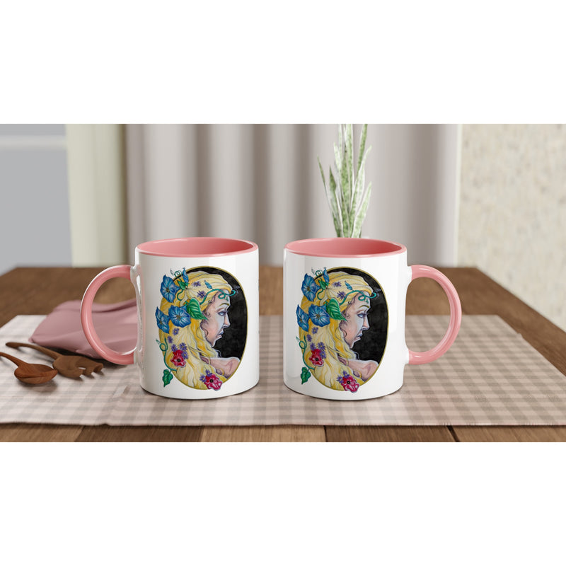 Virgo - White 11oz Ceramic Mug with Color Inside