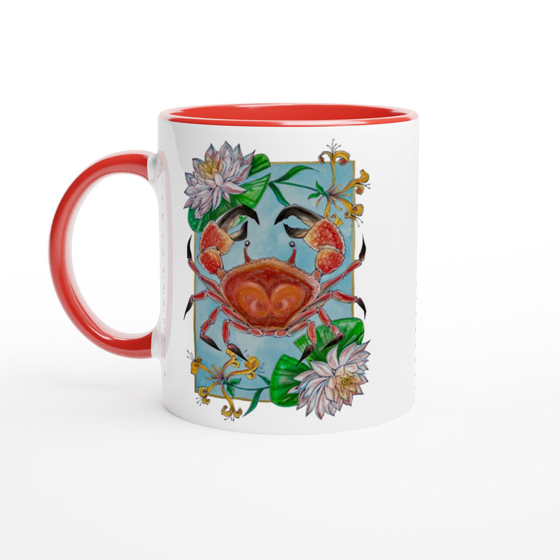 Cancer - White 11oz Ceramic Mug with Color Inside