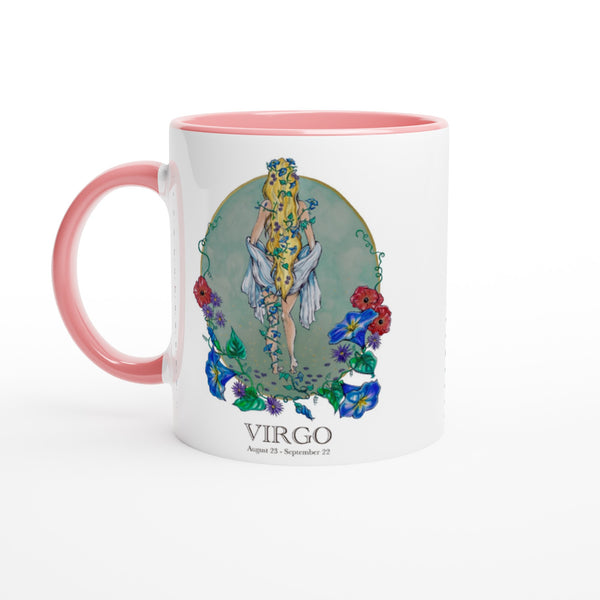 Virgo - White 11oz Ceramic Mug with Color Inside