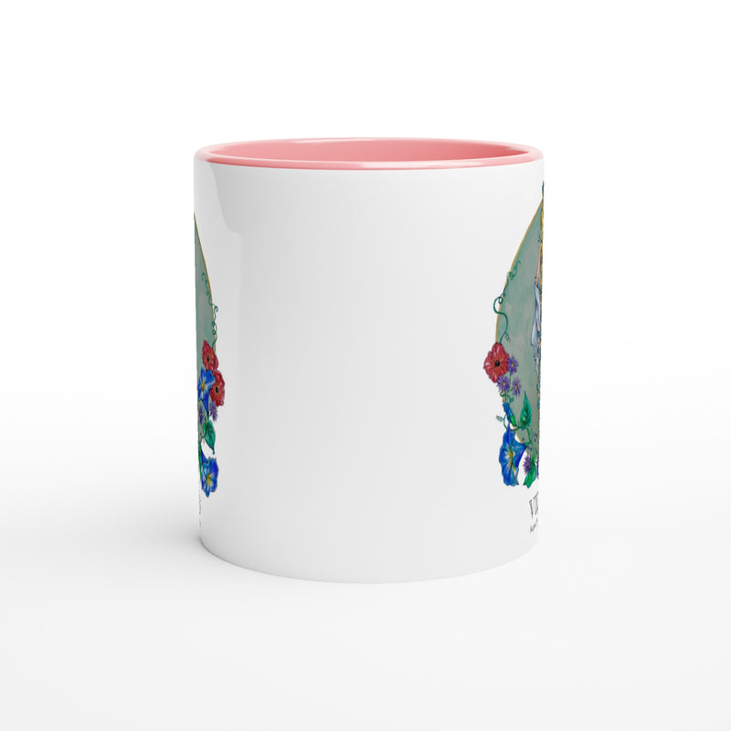 Virgo - White 11oz Ceramic Mug with Color Inside