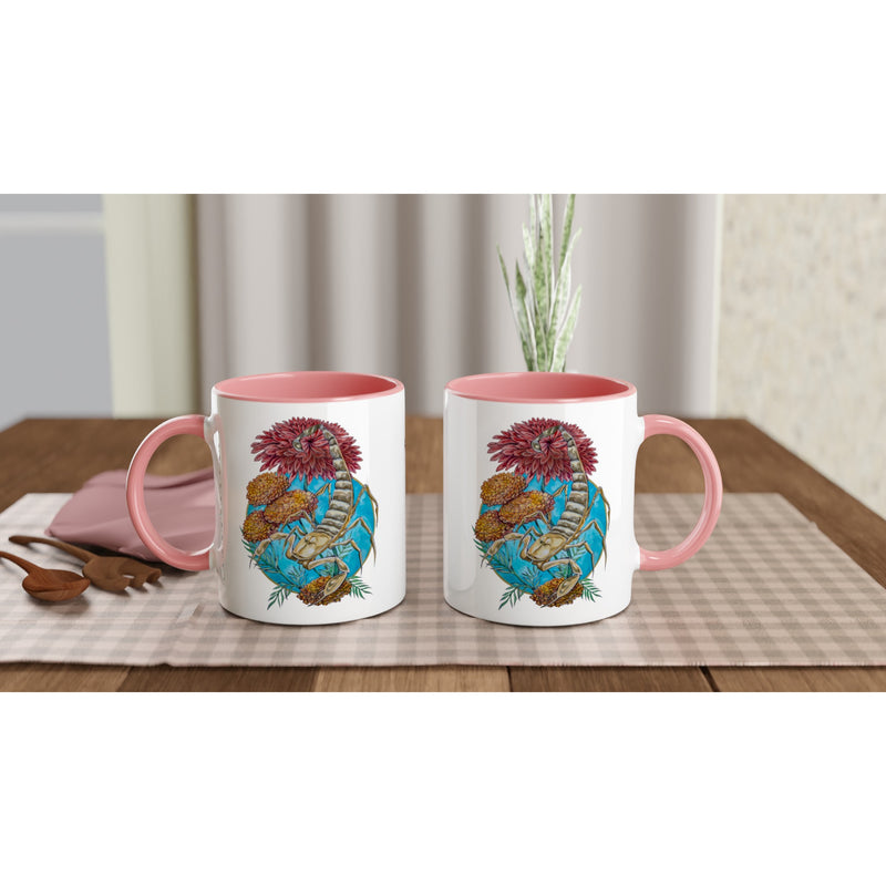 Scorpio - White 11oz Ceramic Mug with Color Inside