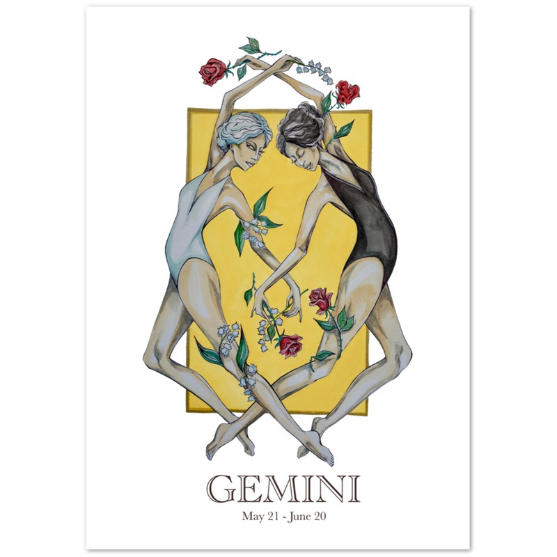 Classic Matte Paper Poster - Gemini