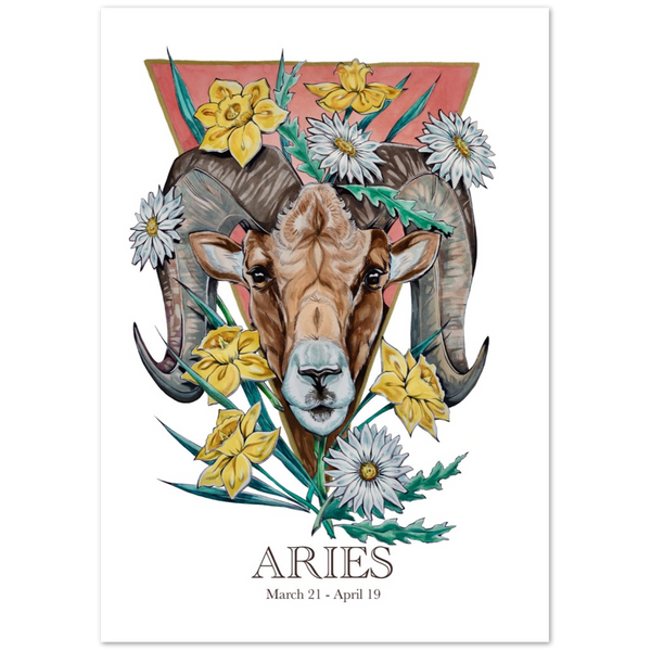 Classic Matte Paper Poster- Aries