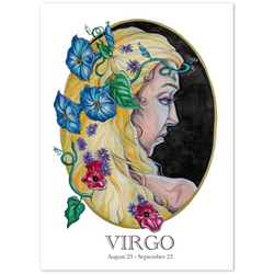 Classic Matte Paper Poster - Virgo