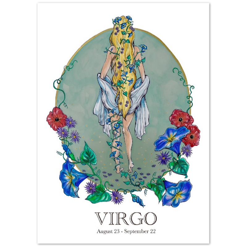 Classic Matte Paper Poster- Virgo