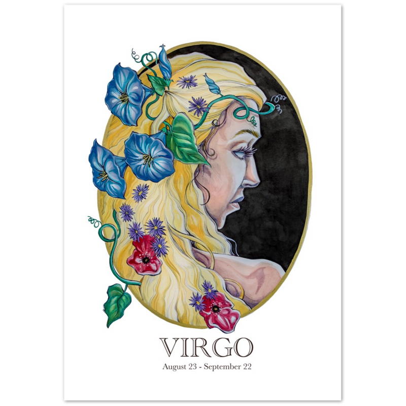 Classic Matte Paper Poster - Virgo