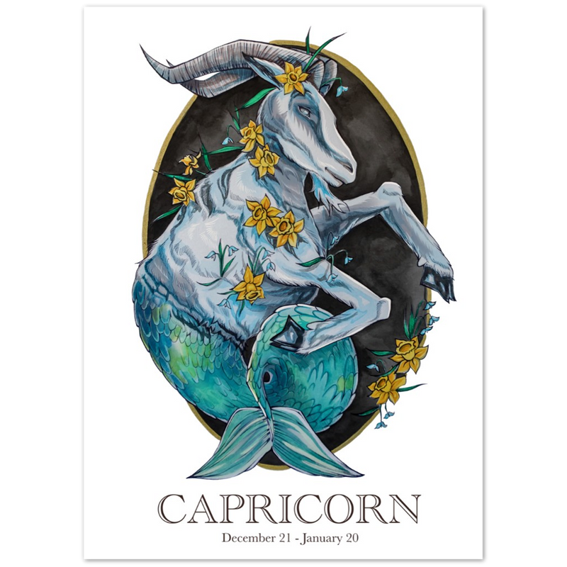 Classic Matte Paper Poster - Capricorn