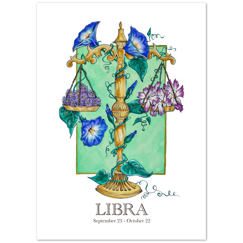 Classic Matte Paper Poster- Libra