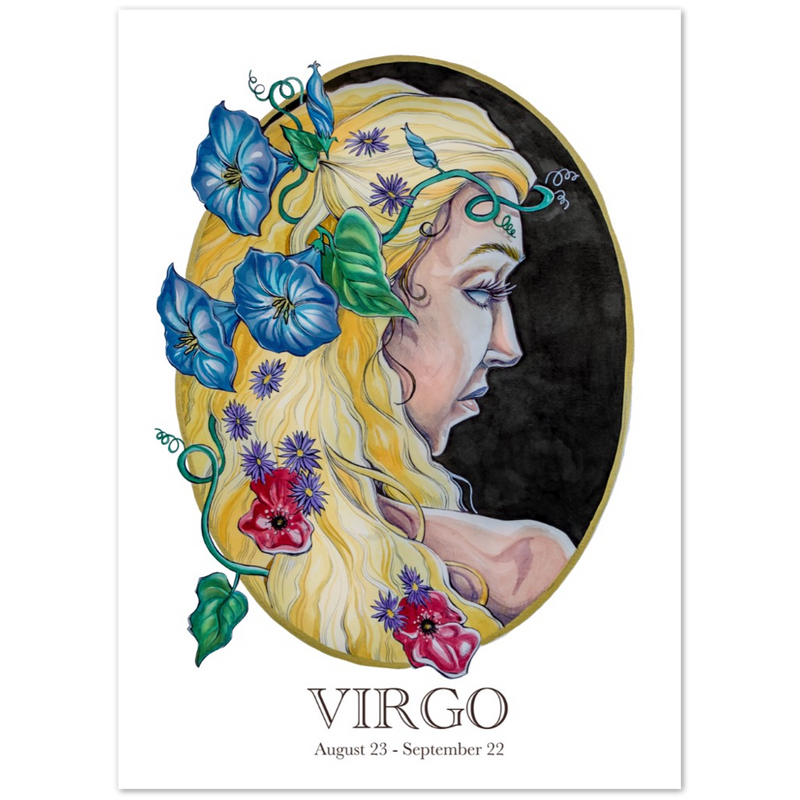 Classic Matte Paper Poster - Virgo