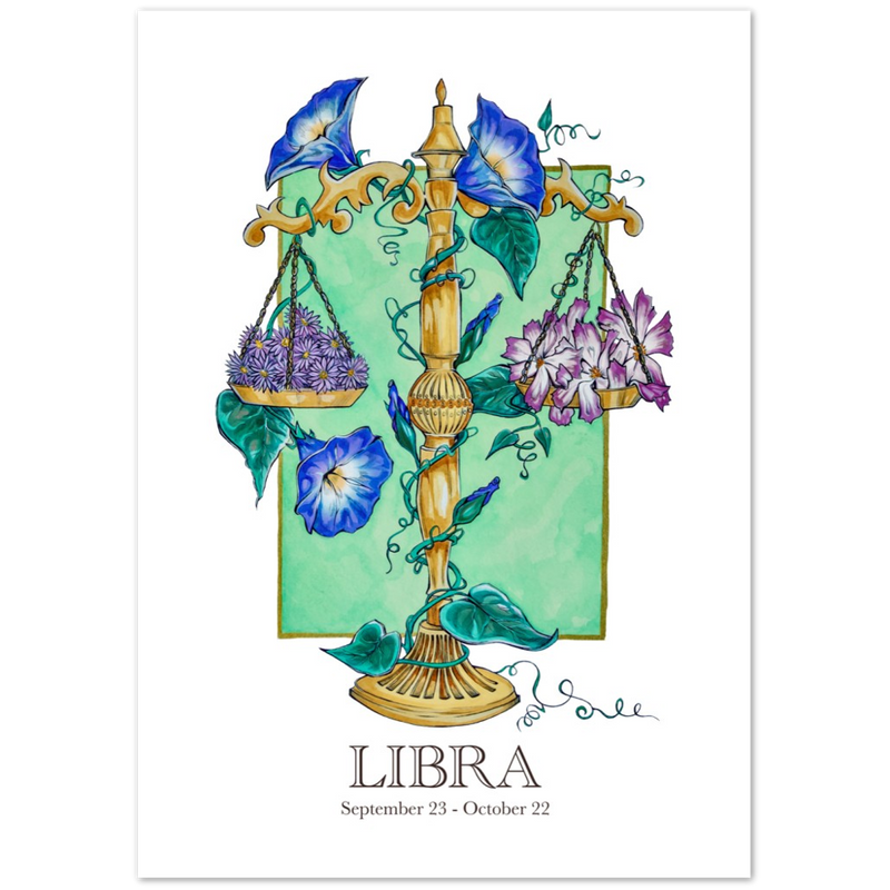 Classic Matte Paper Poster- Libra