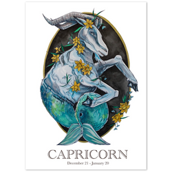 Classic Matte Paper Poster - Capricorn