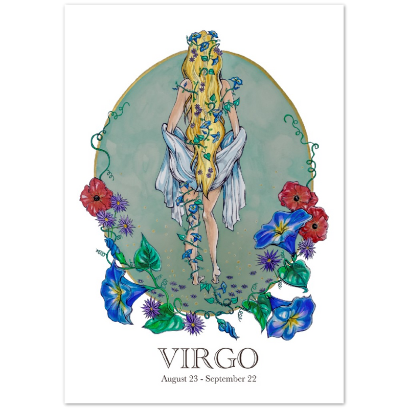 Classic Matte Paper Poster- Virgo