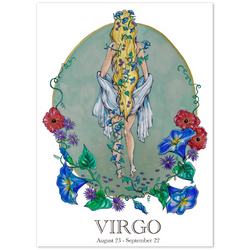 Classic Matte Paper Poster- Virgo