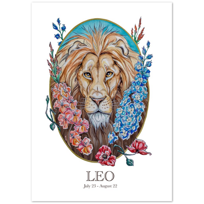 Classic Matte Paper Poster - Leo