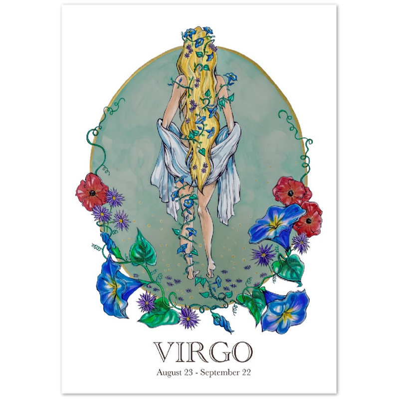 Classic Matte Paper Poster- Virgo