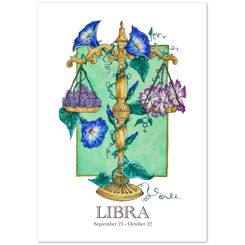 Classic Matte Paper Poster- Libra