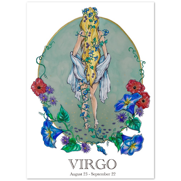 Classic Matte Paper Poster- Virgo