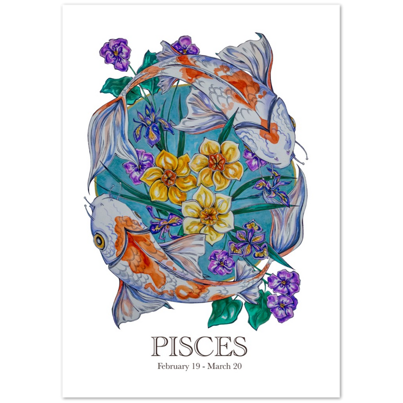 Classic Matte Paper Poster - Pisces