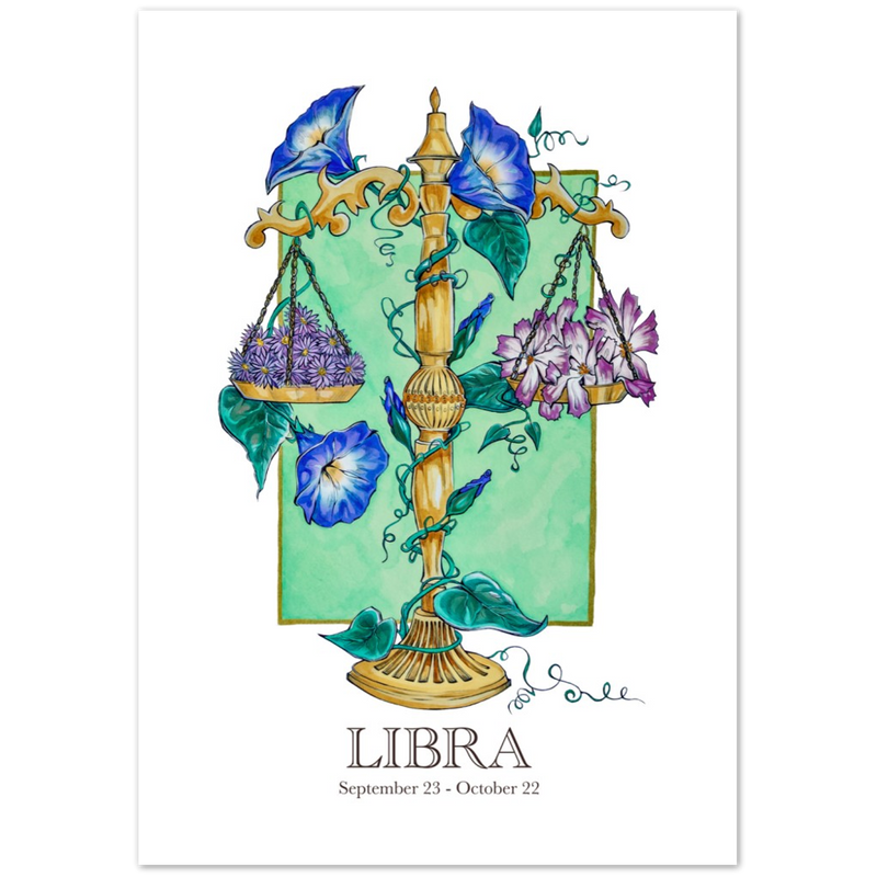 Classic Matte Paper Poster- Libra