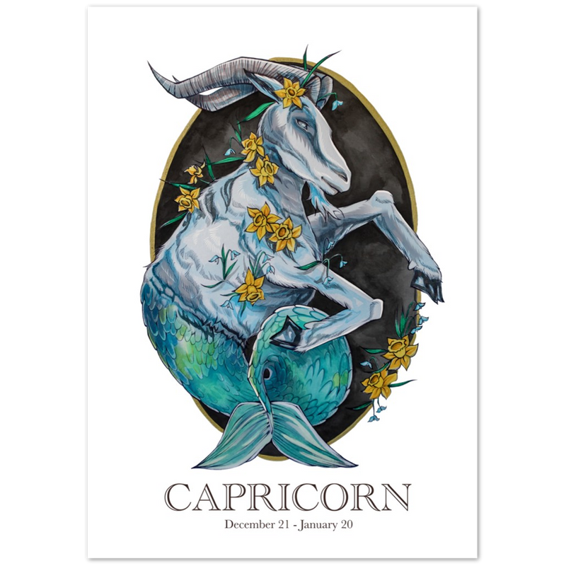 Classic Matte Paper Poster - Capricorn