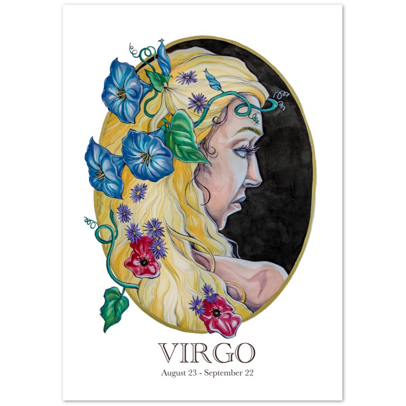 Classic Matte Paper Poster - Virgo