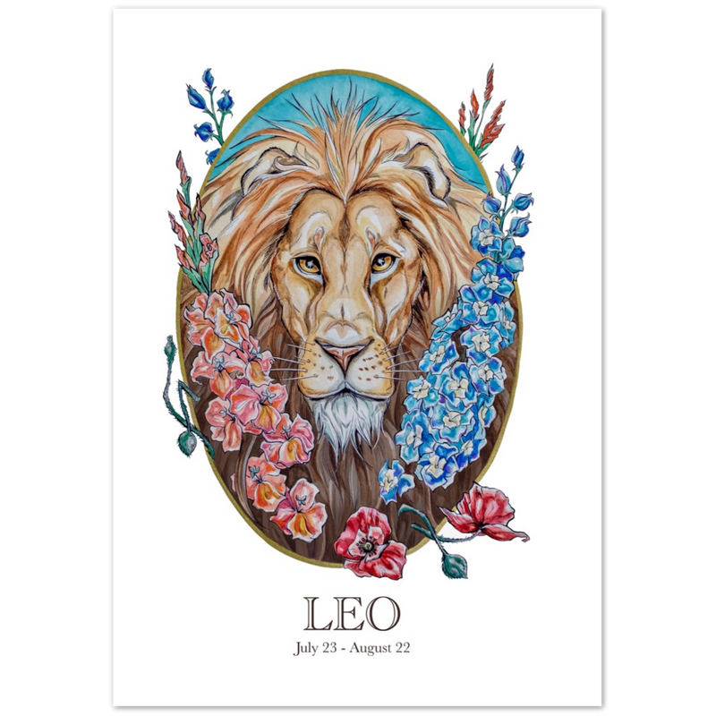 Classic Matte Paper Poster - Leo