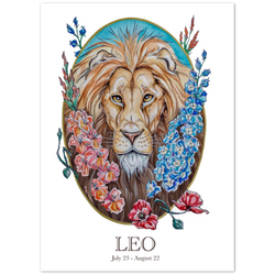 Classic Matte Paper Poster - Leo