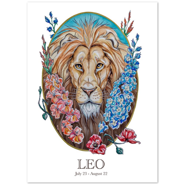 Classic Matte Paper Poster - Leo