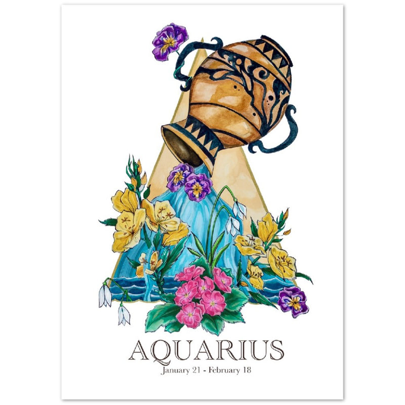 Classic Matte Paper Poster- Aquarius