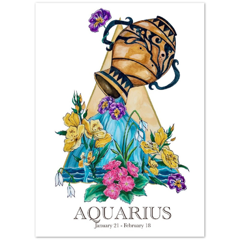 Classic Matte Paper Poster- Aquarius