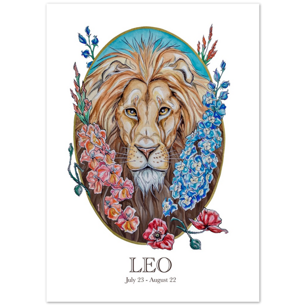 Classic Matte Paper Poster - Leo